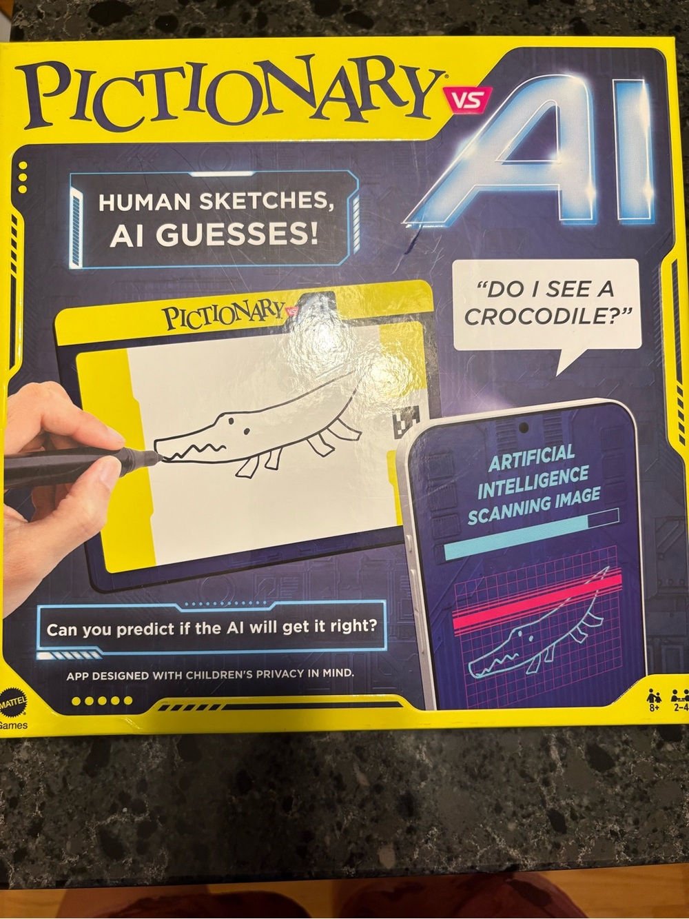 Mattel Pictionary vs AI Board Game